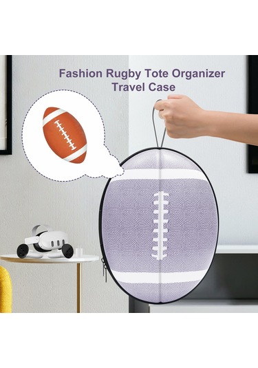 Jys Jys-mq008 Meta Quest 3 Vr Gözlük Darbeye Dayanıklı Taşıma Çantası Taşınabilir Sert Kabuk Çanta Çanta - Logo / Gri