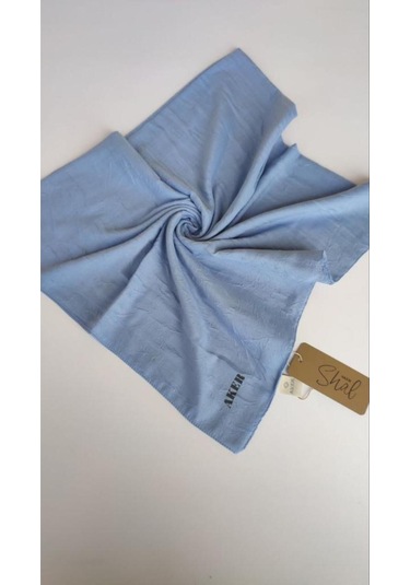 Bebe Mavisi Aker Bambu Kraş Eşarp Bebe Mavisi