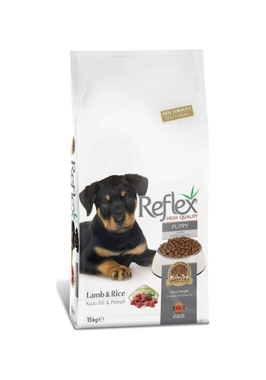 Reflex Kuzu Etli ve Pirinçli Yavru Köpek Maması 15 KG