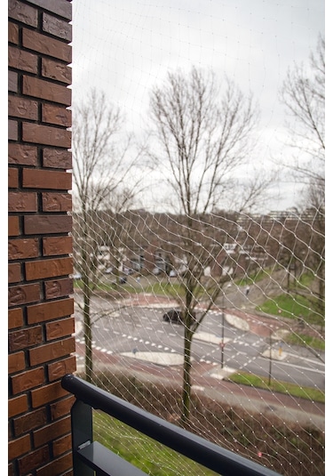 Beeztees Kedi Pencere Veya Balkon Koruma Filesi, Şeffaf, 4x3m