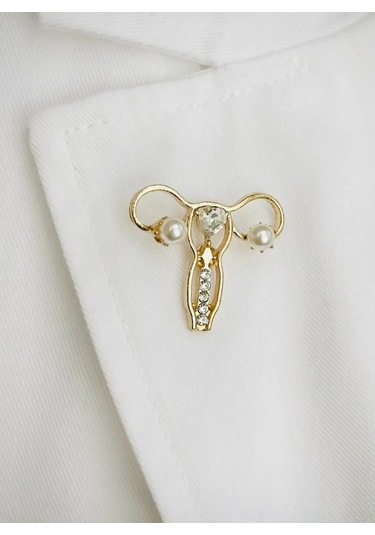 Especailly For You Doktor İçin Orijinal Hediye Tıbbi Broş 184620903 Altın Rengi