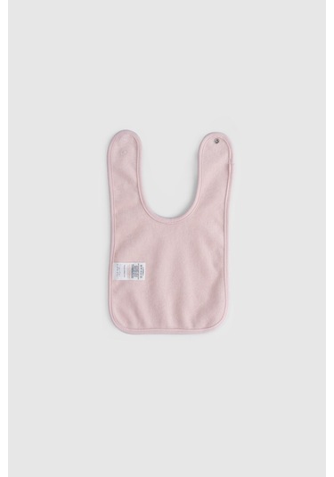 2'li Sıvı Geçirmez Pembe - Ekru Mama Önlüğü Pembe