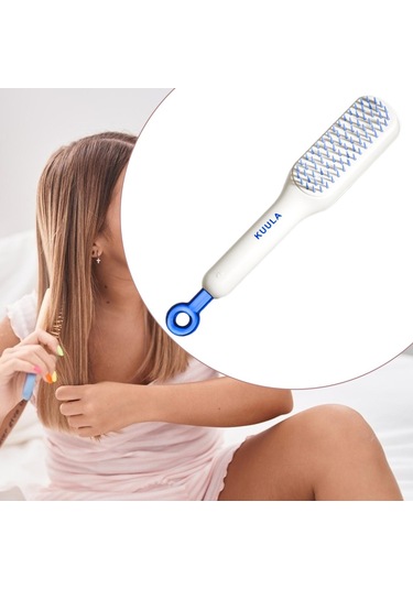 Suntek Kalın Uzun Düz Beyaz Için Kendi Kendini Temizleyen Saç