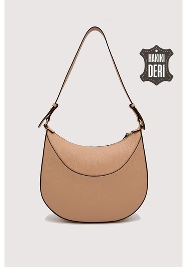 Hakiki Deri Pudra Omuz Çantası Pudra Smr9416 Pudra