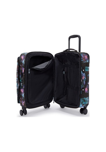 Kıplıng Spontaneous S Küçük Boy Tekerlekli Valiz Desenli Spectral Orchıd Desenli Çok Renkli
