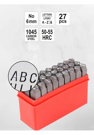 Yato 6 Mm Latince Harf Damga Seti 27 Parça 355629218