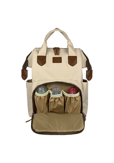 Monaco Baby Bag Baskılı Anne Bebek Bakım Sırt Çantası Çok Renkli