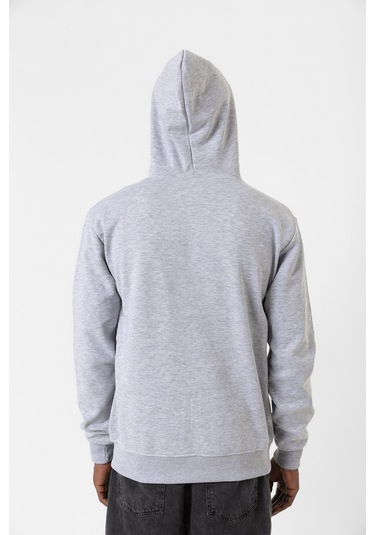 Ozark Marty Byrde's Logo Grimelanj Erkek Kapşonlu 3ip Sweatshirt Gri