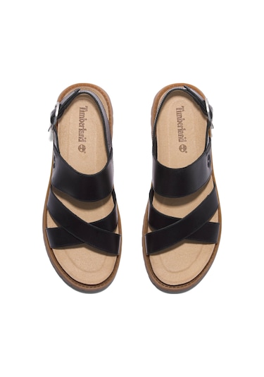 Timberland Backstrap Sandal Tb0A61Trw021-Black Full Graın Siyah