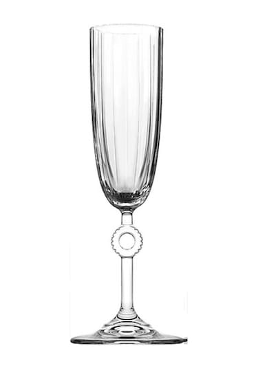 Paşabahçe 440313 Amore 6 Lı Ayaklı Şampanya Bardak Kadeh150cc - Şeffaf
