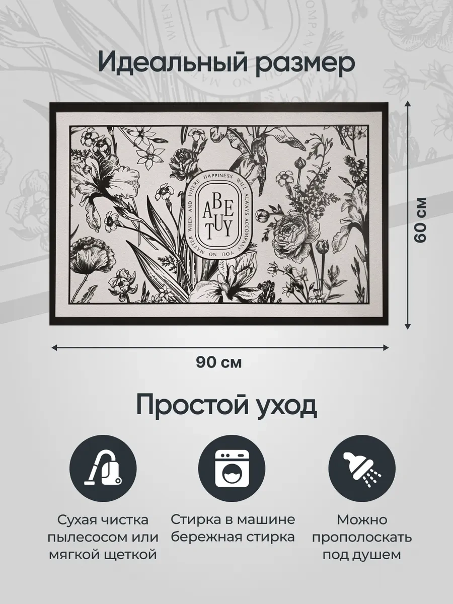 Astra Ant Girişteki Paspas 60x90 330905203 Siyah