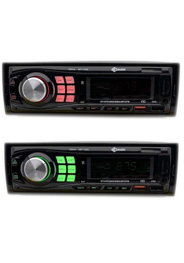 Hei Abt 4380 Usb Sd Aux Bluetooth Radio Renkli Ekran Oto Teyp