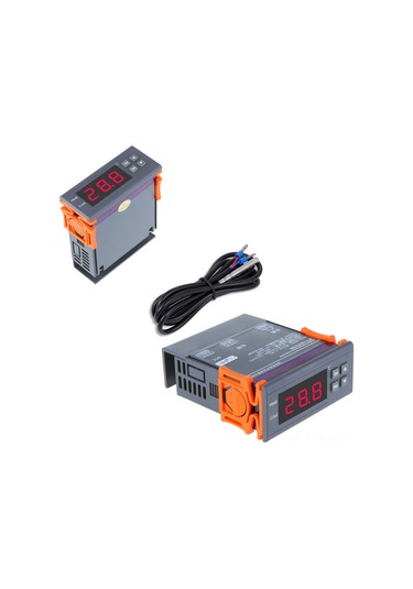 Geekyou Dijital Sıcaklık Kontrol Cihazı Mh1210a -40 C/+120 C Ntc Sensörlü 220v Akıllı Regülatör