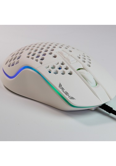 Rush Trepan RM404 12.800 DPI RGB Oyuncu Gaming Mouse