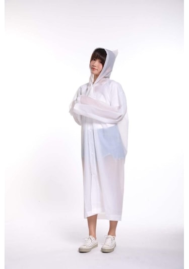 Marlux Unisex Mor Yağmurluk