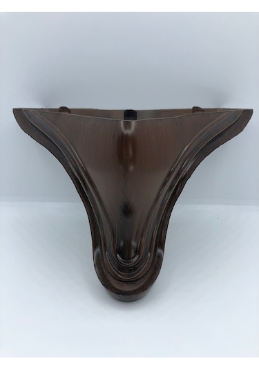 Karakoçaksesuar Plastik,Sefa 12x15x15 Cm Ceviz Koltuk,Baza,Mobilya Ayağı (4 Adet