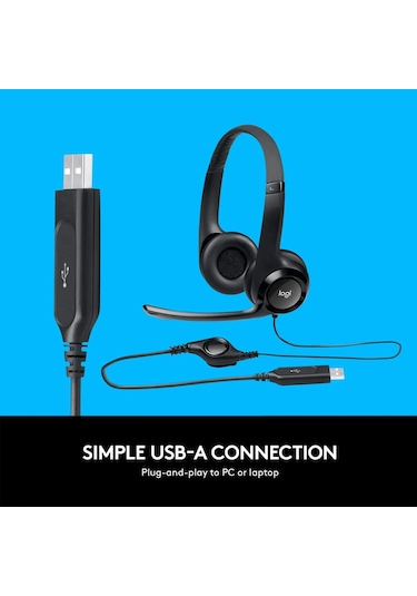 Plantronics by Poly Blackwire 5220 Stereo Çağrı Merkezi Kulaklığı