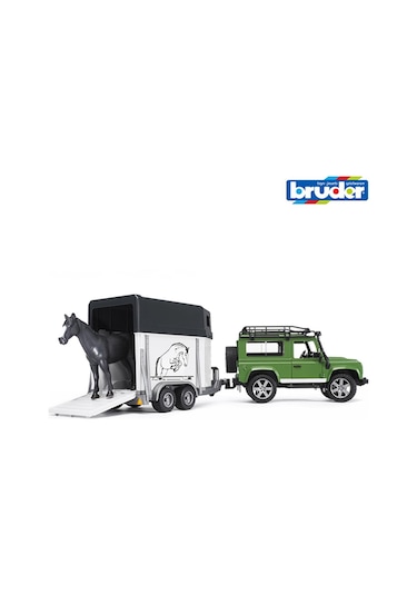 Bruder BR02592 Land Rover Arazi Aracı & At Nakil Aracı