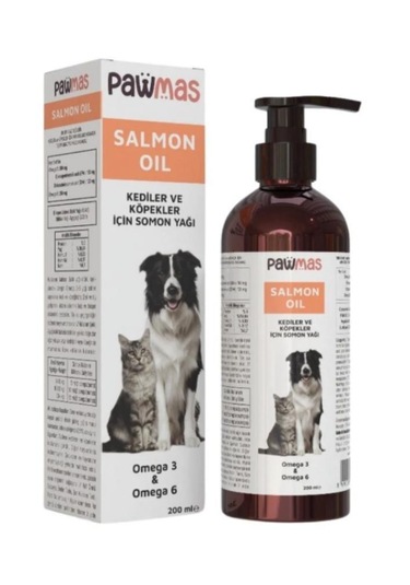 Pawmas Kedi Ve Köpek Somon Yağı 200 ML