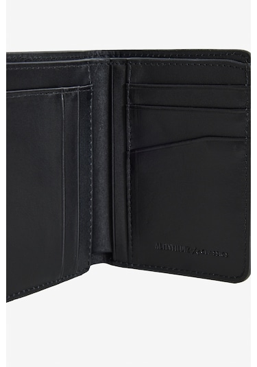 AC&Co / Altınyıldız Classics Erkek Siyah %100 Hakiki Deri Cüzdan Siyah