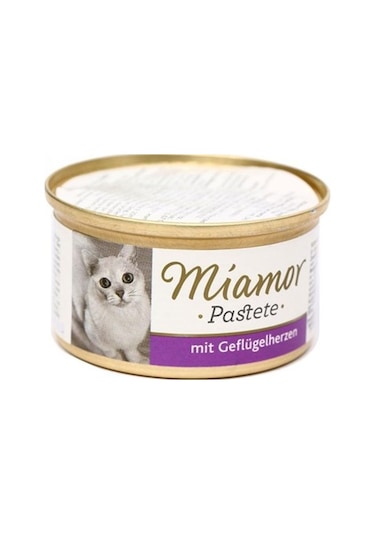 Miamor Pastete Yürekli Konserve Yetişkin Kedi Maması 85 G