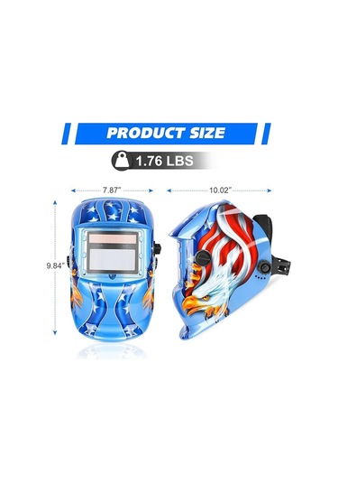 Kaynak Kask Otomatik Olarak Ayarlanabilir Gölge Ile Gerçek Renk Kaput Kararan