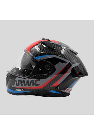 Arwic AR939 Carboneyte Ece-R 22.06 Full Face Motosiklet Kaskı Siyah