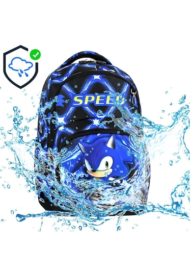 Lüx Okul Çantası 3lü Set Okul Çantası Sonic Okul Çantası