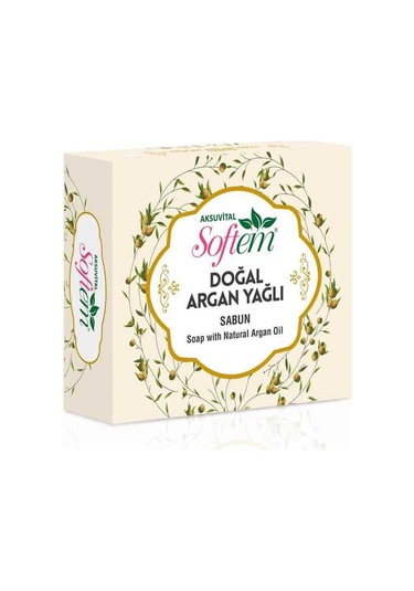 Softem Doğal Argan Yağlı Katı Bitkisel Sabun 130 G