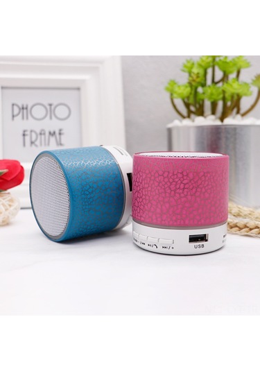 Youtek A9 Minik Işıklı Bluetooth Hoparlör - Usb Şarjlı, Usb Flash/sd Kart Desteği, Renkli Aydınlatma, Portatif Ses Cihazı
