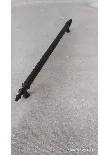 Sehrimanoglu 224mm Osmanlı Kulp Mat Siyah Çekmece Dolap Mobilya