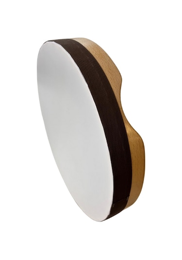 Brahner Bendir Beyaz Cam Deri 40cm