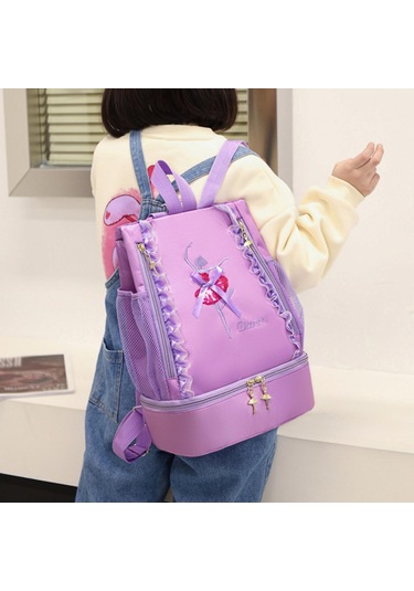 Suntek Bale Çantası Spor Yüzme Seyahat Jimnastik Için Sevimli Nakış Kırmızı