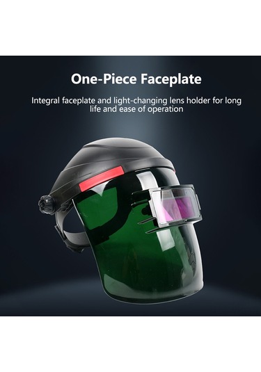 Vkemall Otomatik Kararma Kaynak Maskesi, Ayarlanabilir Ekran, İç Ve Dış Mekan Kullanımı İçin Tam Yüz Koruma.