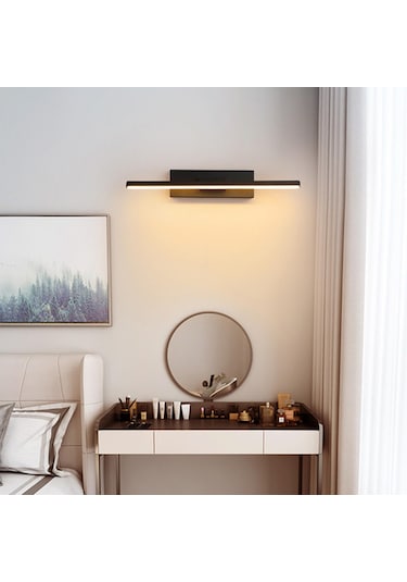 Suntek Modern Dönen Duvar Lambası Ev Yatak Odası Merdiven Koridor Siyah Sıcak Işık Siyah