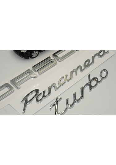 Porsche Panamera Turbo Bagaj 3M 3D Abs Yazı Logo Amblem Seti