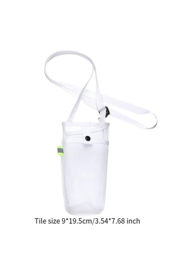 Trendooze Homyl Seyahat Temelleri Spor Şişesi, Hafif Beyaz Beyaz