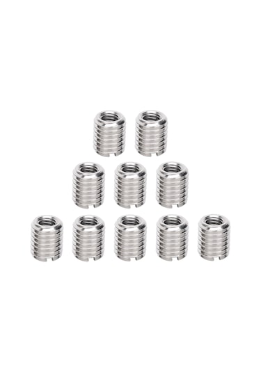 Qingmipy 10 Adet M6x1.0 Dişi/m10x1.5 Erkek Konik Somun, Paslanmaz Çelik İç Gömme Somun, Tork Tamiri Ve Vida Tutucu Aracı