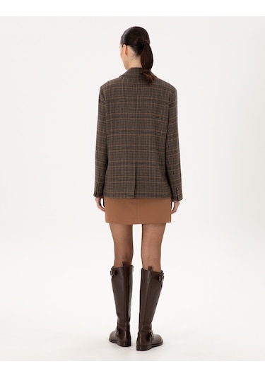 Pierre Cardin Kadın Kahverengi Etek Dokuma 50290405-vr029 Kahverengi