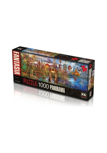 21005 Puzzle 1000 Panoramik  Fantastic