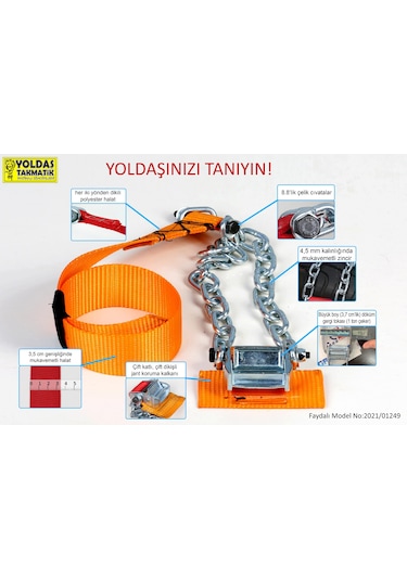 Yoldaş Takmatik 12'li Gold Serisi Takmatik Kar Zinciri