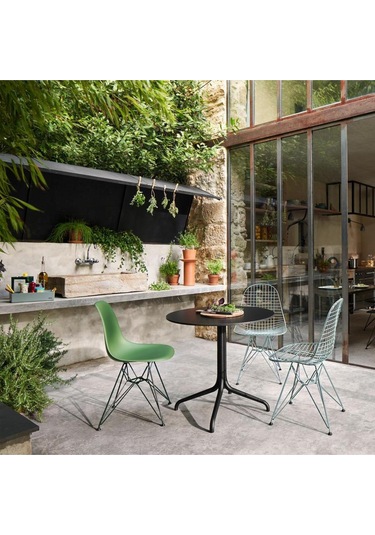 Vitra Eames Plastik Yan Sandalye Re Dsr Duotone, Geri Dönüştürülmüş Plastik Yeşil