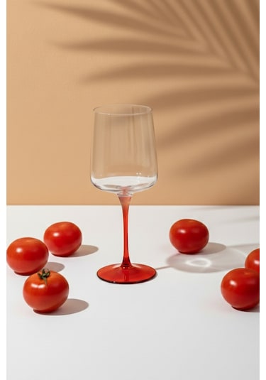 Rakle x Bengi Kurtcebe Pomodoro 4'lü Kadeh Seti 430 cc