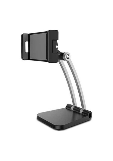 Novahub 360 Derece Dönen Masaüstü Tablet Ve Telefon Standı - 4-13 İnç, Ayarlanabilir, Siyah/beyaz