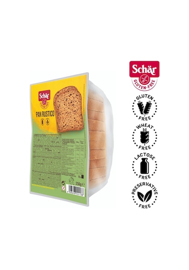 Schar Pan Rustico Glutensiz Lifli Ekmek 250 gr 3 Adet