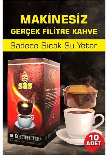 Sas Filtre Kapsül Kahve 10'lu