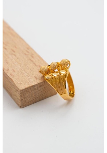 Latif Kuyumculuk 22 Ayar Altın Füzyon Döküm Kalemli Yüzük Lkyzk1521