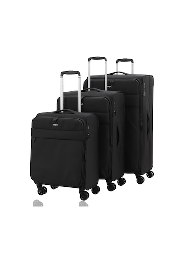 Baggaj V2413 Super Lıght Valiz Gri Navy Blue