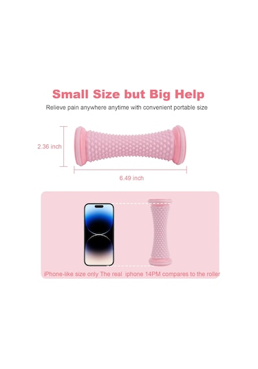 Ayak Masajı Masaj Silindiri Yoga Masaj Topu Plantar Fasya Rulo Çok Renkli