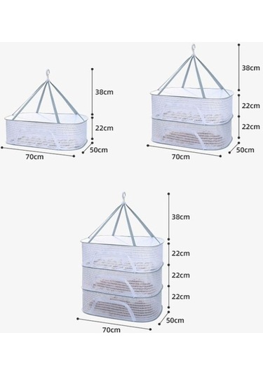 Didadodo Katlanır Kurutma Ağı Ev Kurutma Makinesi Depolama Asılı Kurutma Rafı Bitki Kurutma Örgü 3 Diğer